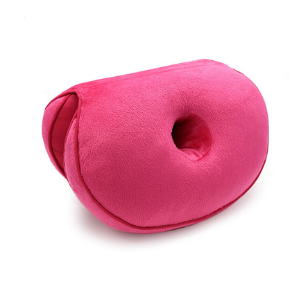 Multifunctional Plush Beautiful Buttocks Cushion In Half Fold Dual-use Cushion Pillow