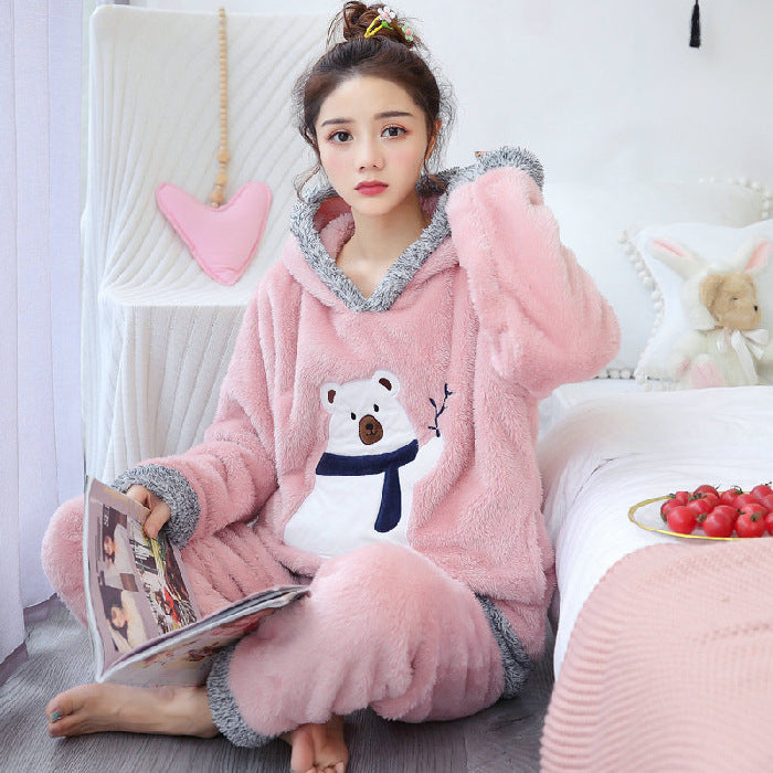 CartoonCuddle Plush Pajamas