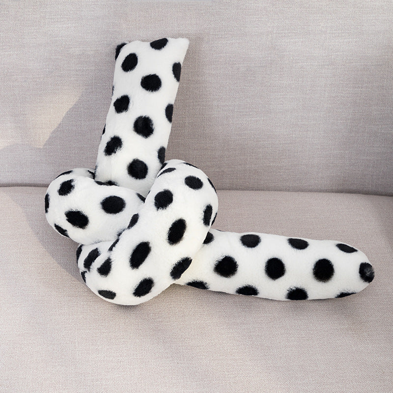 Checkerboard Chic Plush Sofa Pillow