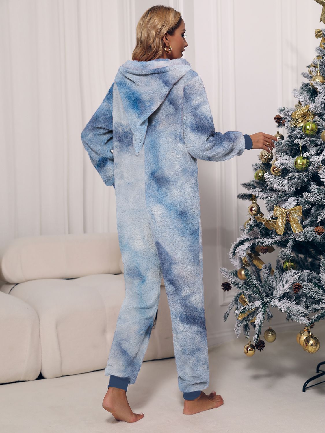 Teddy Luxe Blanket Hoodie Onesie